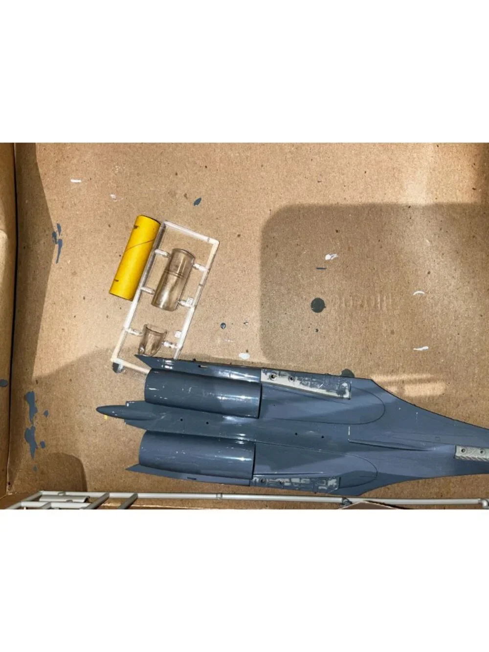 Vintage 1989 Revell Su-27 Flanker Soviet Jet Fighter Plastic Model Kit 1/72